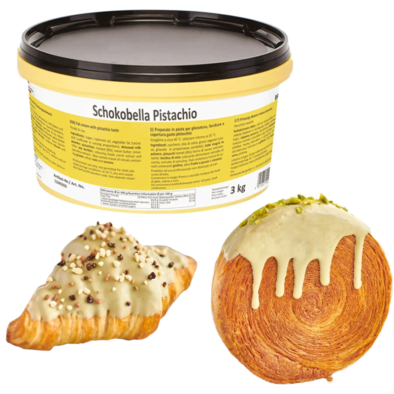 Schokobella pistacho braun (cubos de 3 k.)