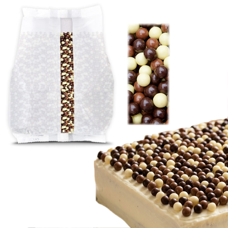 Bolitas chocolate tricolor 601604 (c.6 bolsas 1 kg.)