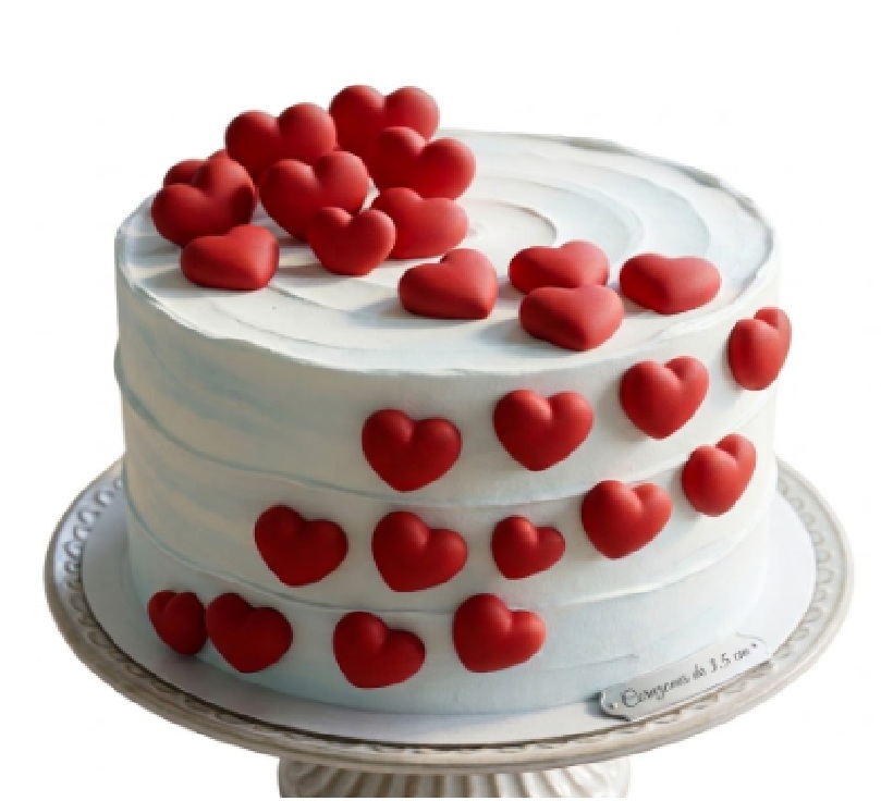 Corazon rojo (3.75gr. -3.5 cm.) - (caja 48 und.)