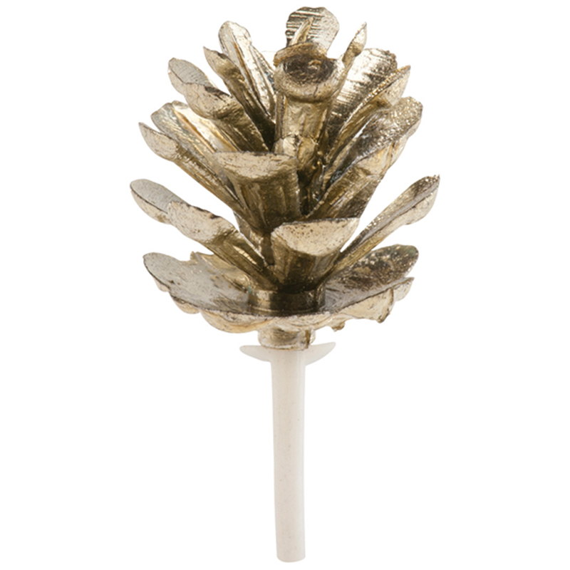 Piña dorada plastico 4 cm. ref.354074 (bolsa 144 und).