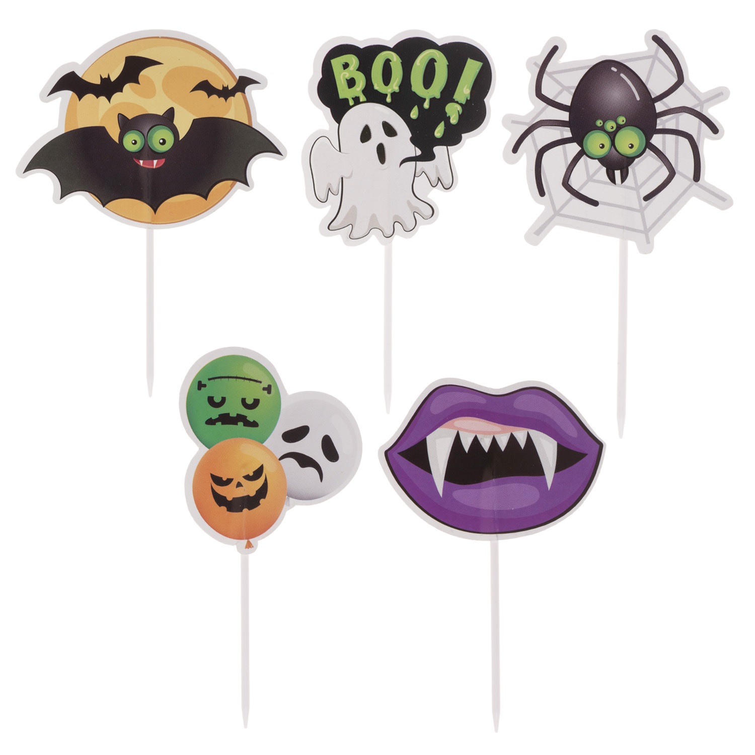 Pincho halloween plastico 9x6 cm. 354118 (bolsa 100 und.)