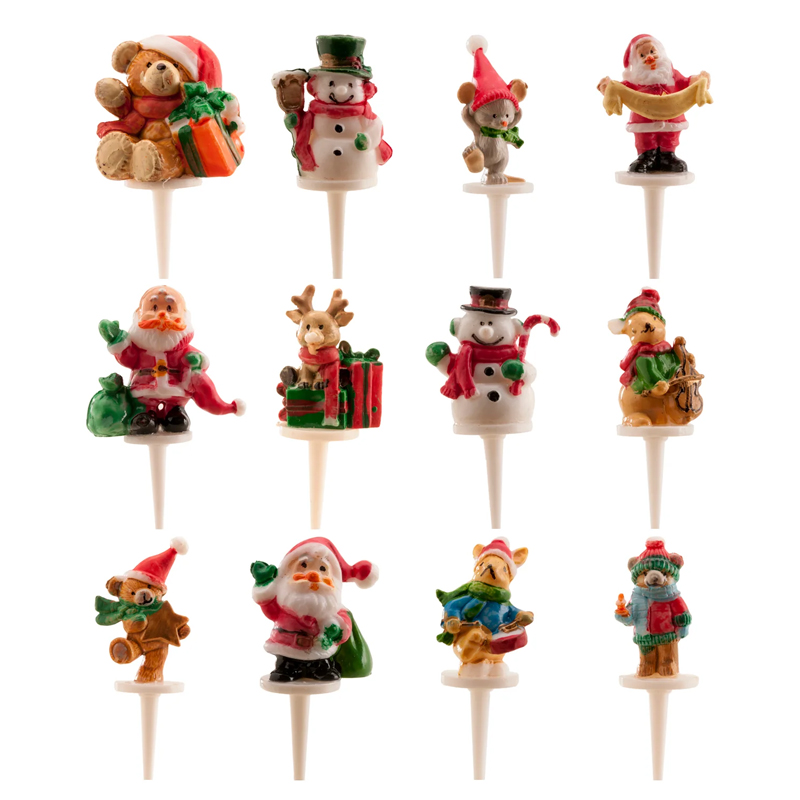 Figuras plastico navidad sdo. 3 cm. (caja 72 und.) - 354143