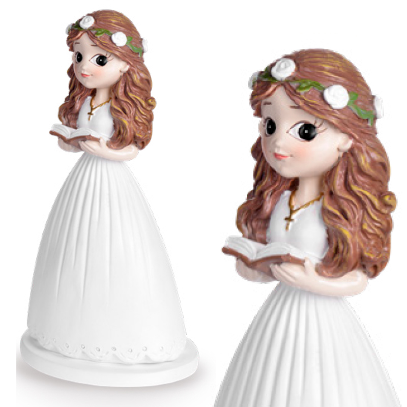 Comunion niña biblia/diadema 16 cm ref.27968b-c.1 u.-caja 36