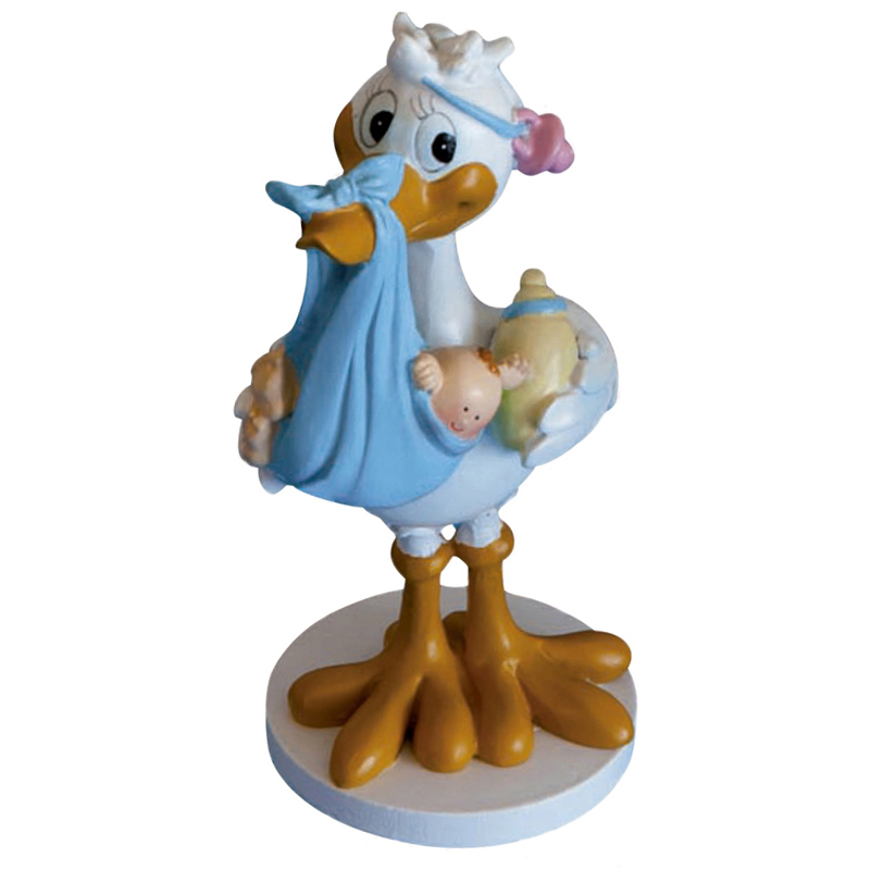 Bautizo cigüeña azul c/chupete ref.1197 (c.48 u)