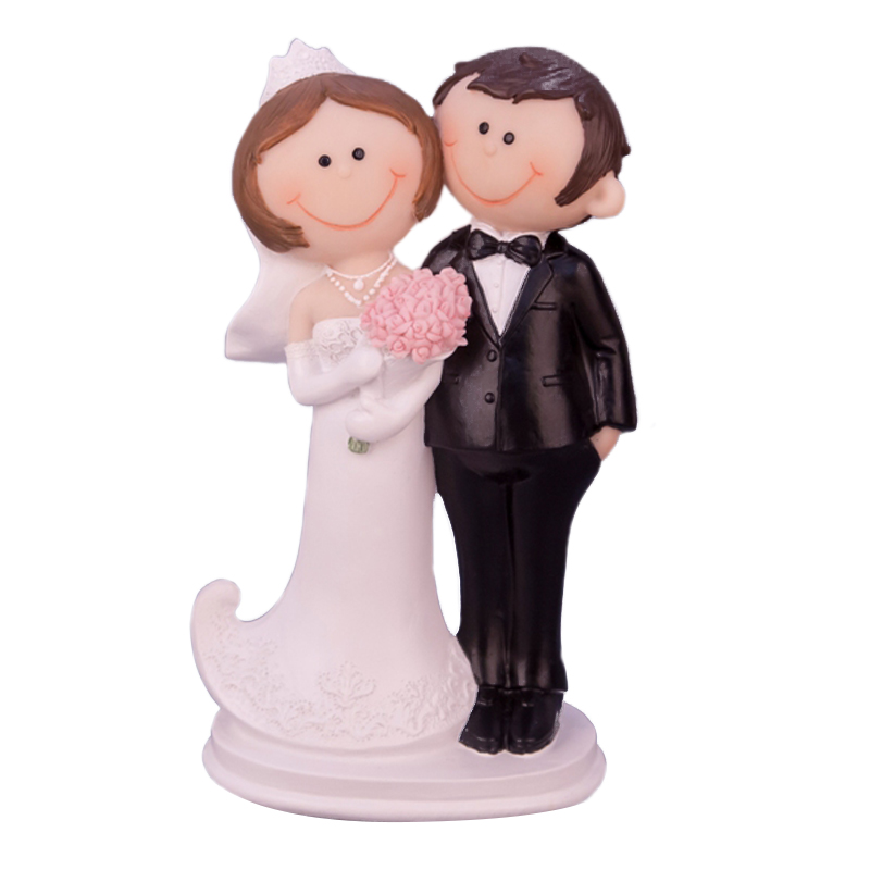 Pareja novios felices 17 cm. s/1 ref.1275 (c. 24 u)