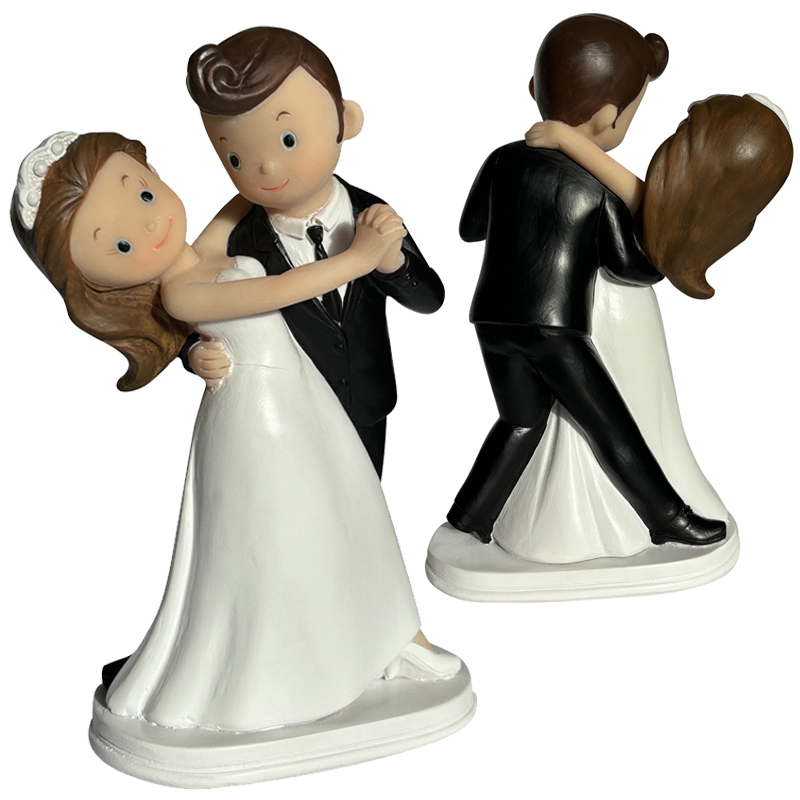 Pareja novios just dance 16 cm- r.2181 caj 1und. c.16 und.