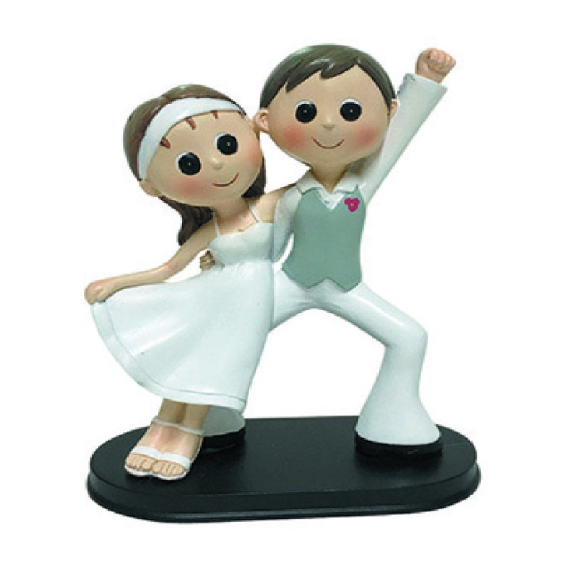 Pareja novios happy disco s/1 (caja16 und.)