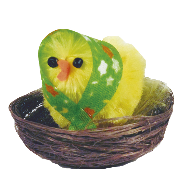 Pollito nido pañuelo 4 cm. (caja 36 und.)
