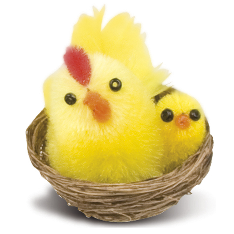 Pollito nido 4 cm ref.sc4 (caja 24 und)
