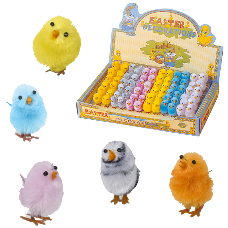 Pollito colores surt. 3 cms ref. sd6 (caja 72 und.)