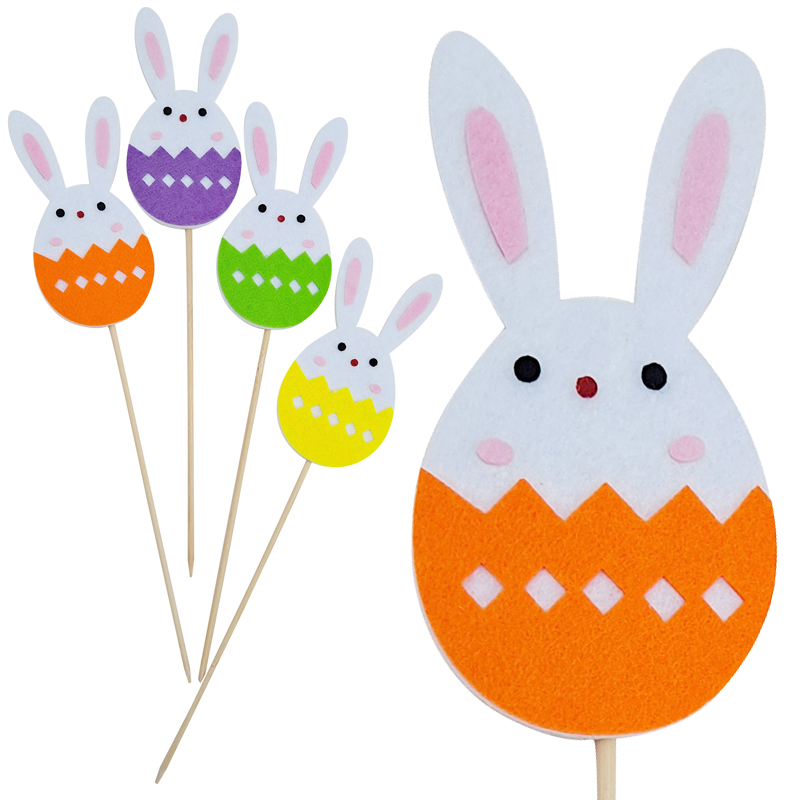 Pincho conejo cascaron 11 cm- (bolsa 12 und.)