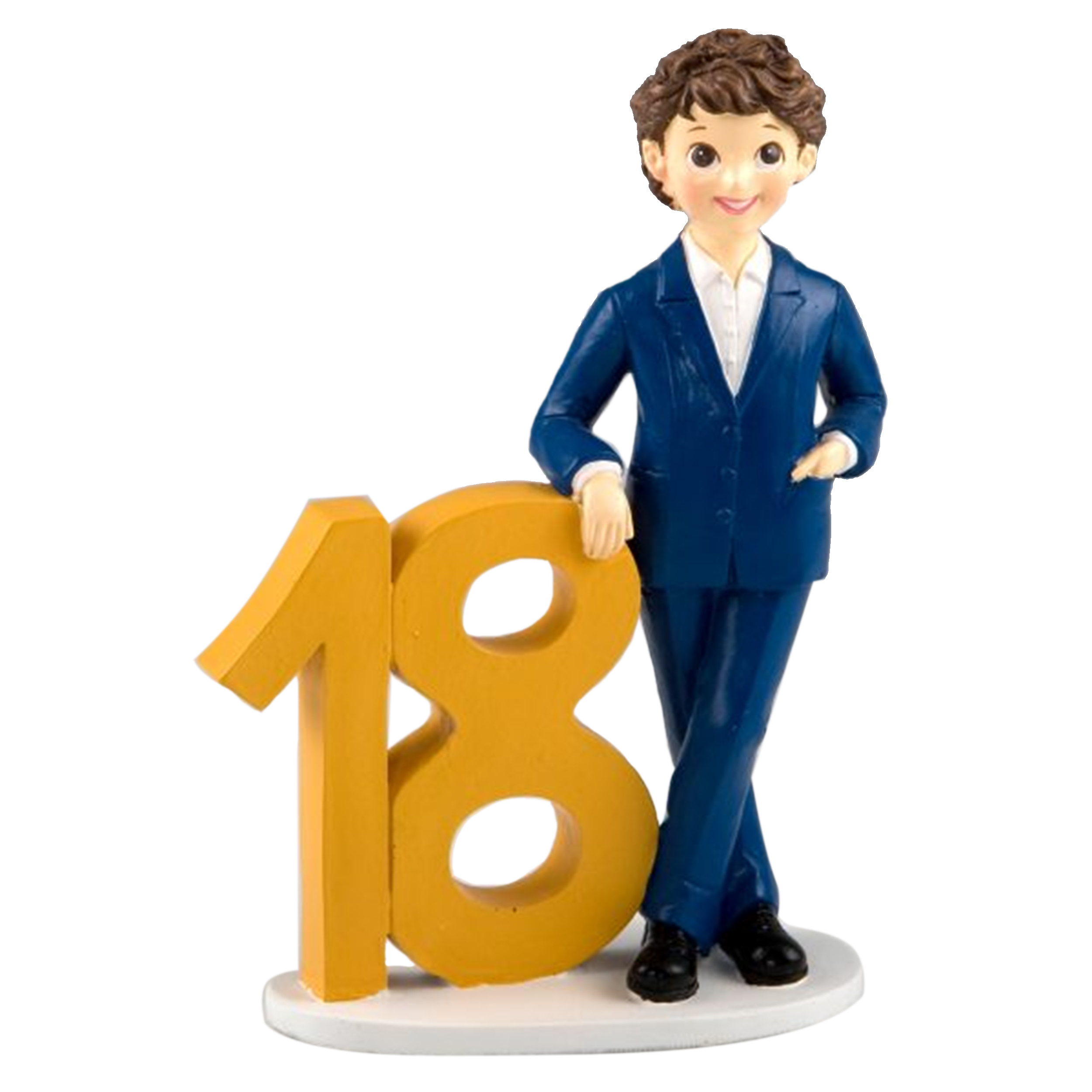 Aniversario 18 años chico chaqueta 20 cm. (caja 1 und.)