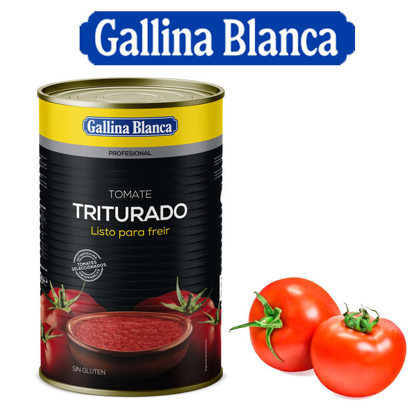 Tomate natural triturado gran italia (caja 3 botes x 5 kg)