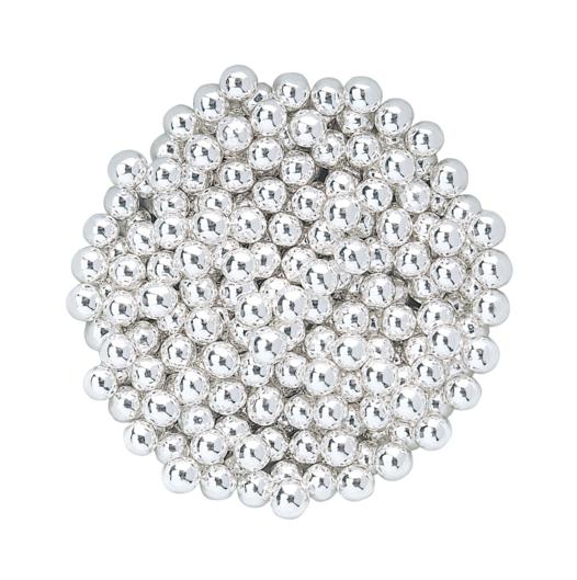 Perlas plata 0.6 cm. (bote 500 gr.) - 433004