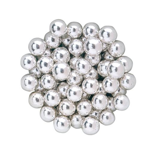 Perlas nº 3 plata 0.8 cm. (bote 500 gr.)