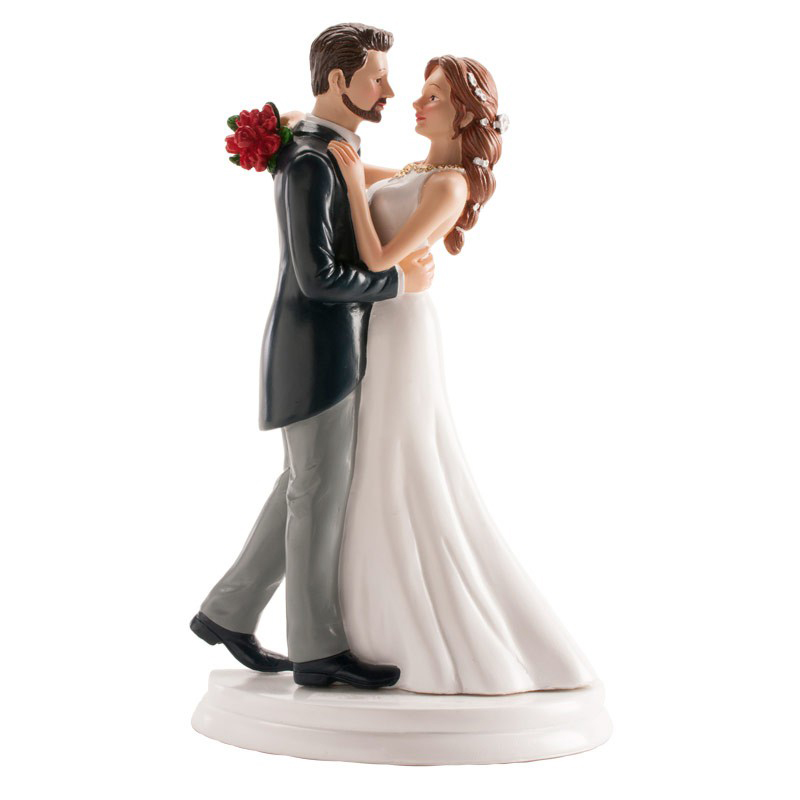 Pareja boda vals 21cm -305001(caja 2 unid.)