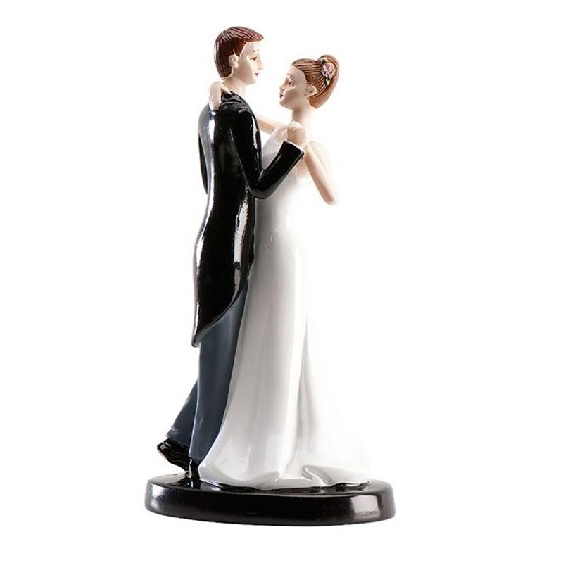 Pareja de boda romantic 16cm resina -305006