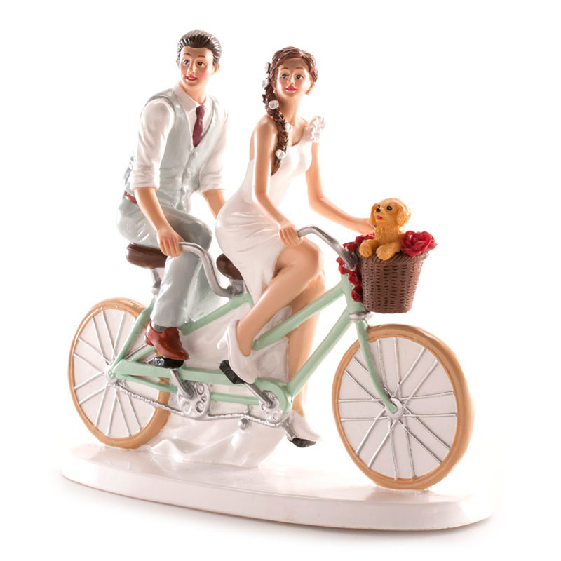 Pareja boda en bicicleta -305069 (caja 2 und.)