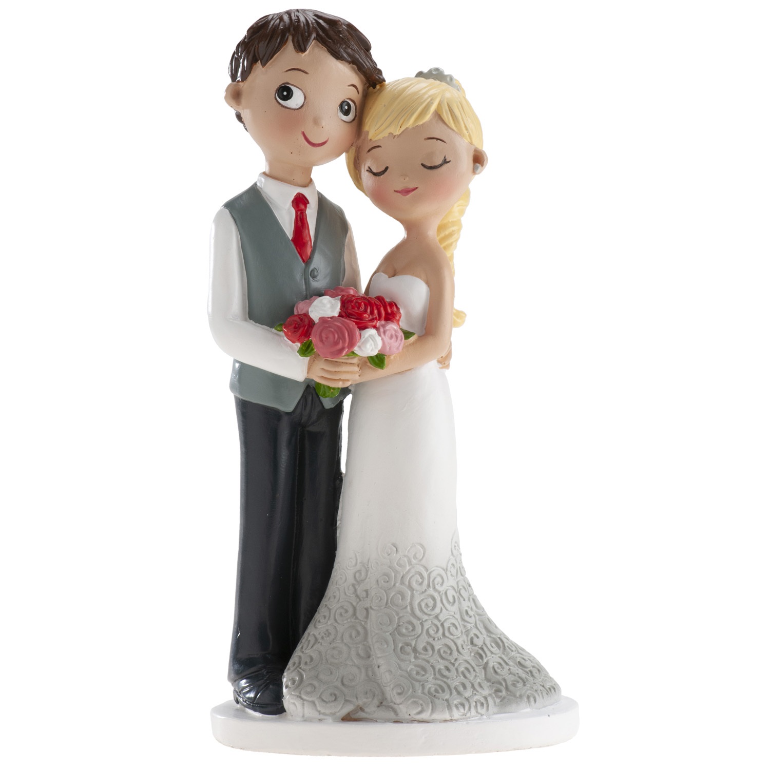 Pareja de boda serenidad 16cm -305108 (caja 2 unid)