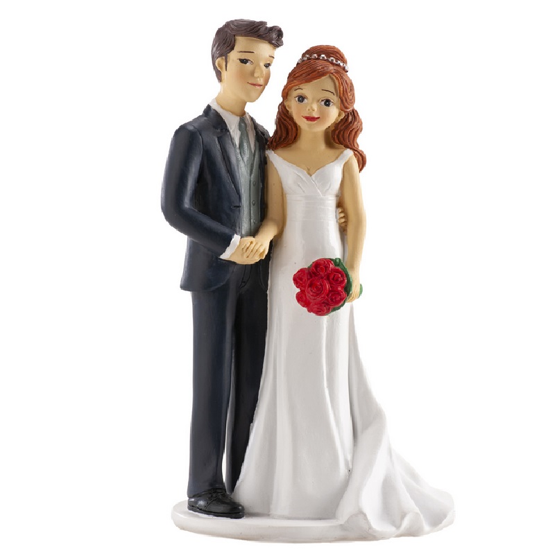 Pareja boda cogidos de la mano 18 cm- 305124