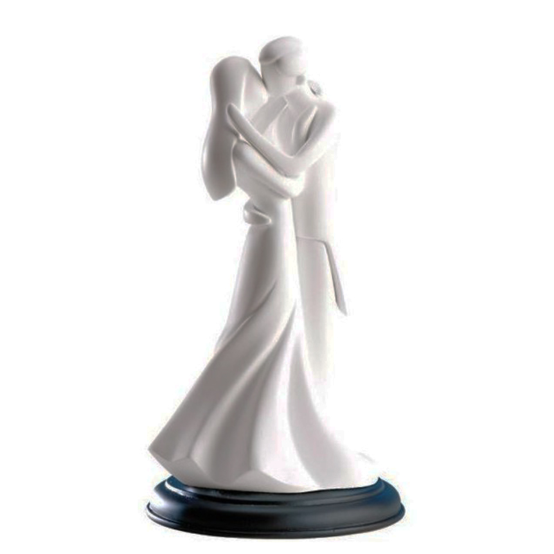 Pareja novios primer beso 21cm -305217