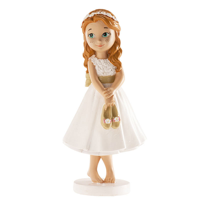 Niña comunion descalza 13 cm -315106 (c. 6und)