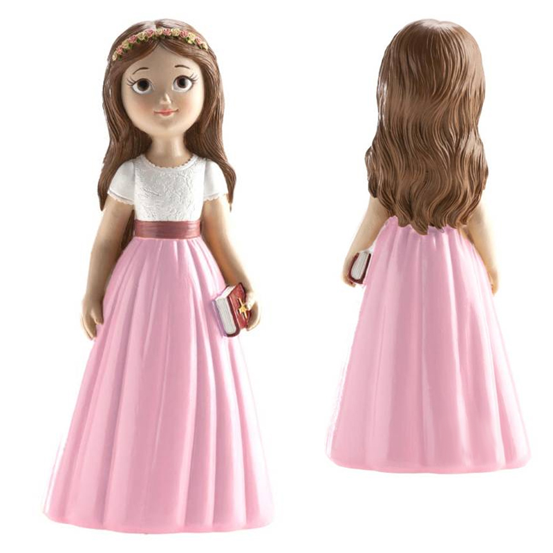 Niña comunion falda rosa 16 cm-315126