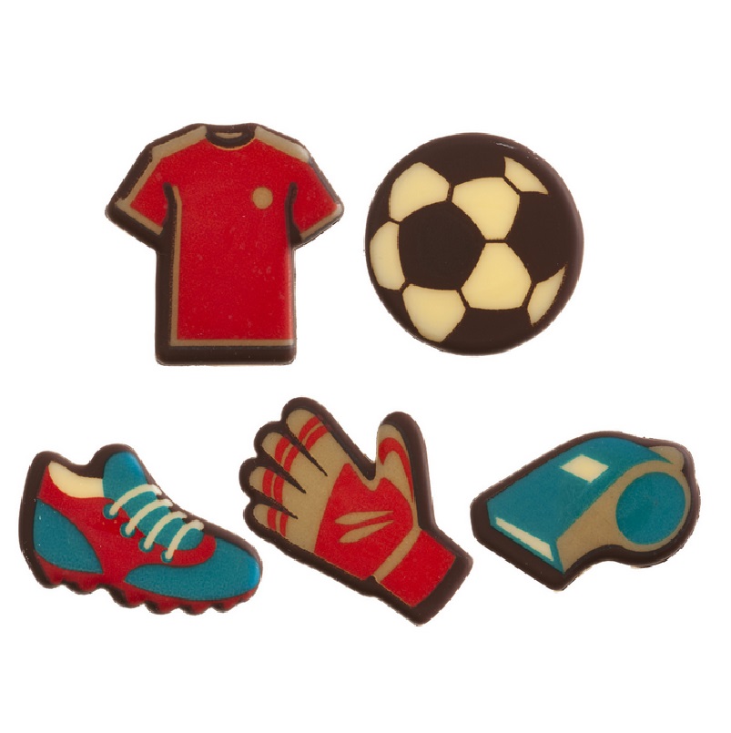 Surtido futbol chocolate blanco 30-40 mm. (caja 50 u.)-428138