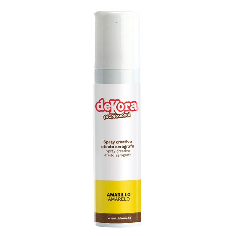 Spray color amarillo efecto aerografo 100 ml -430009