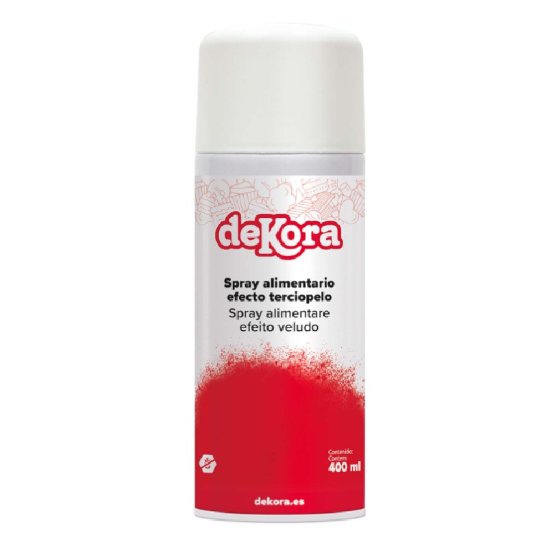 Spray aterciopelado rojo (b.400 ml) -430107