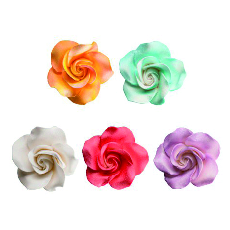 Flor sda. azucar efect.perlado 7 cm.-205065