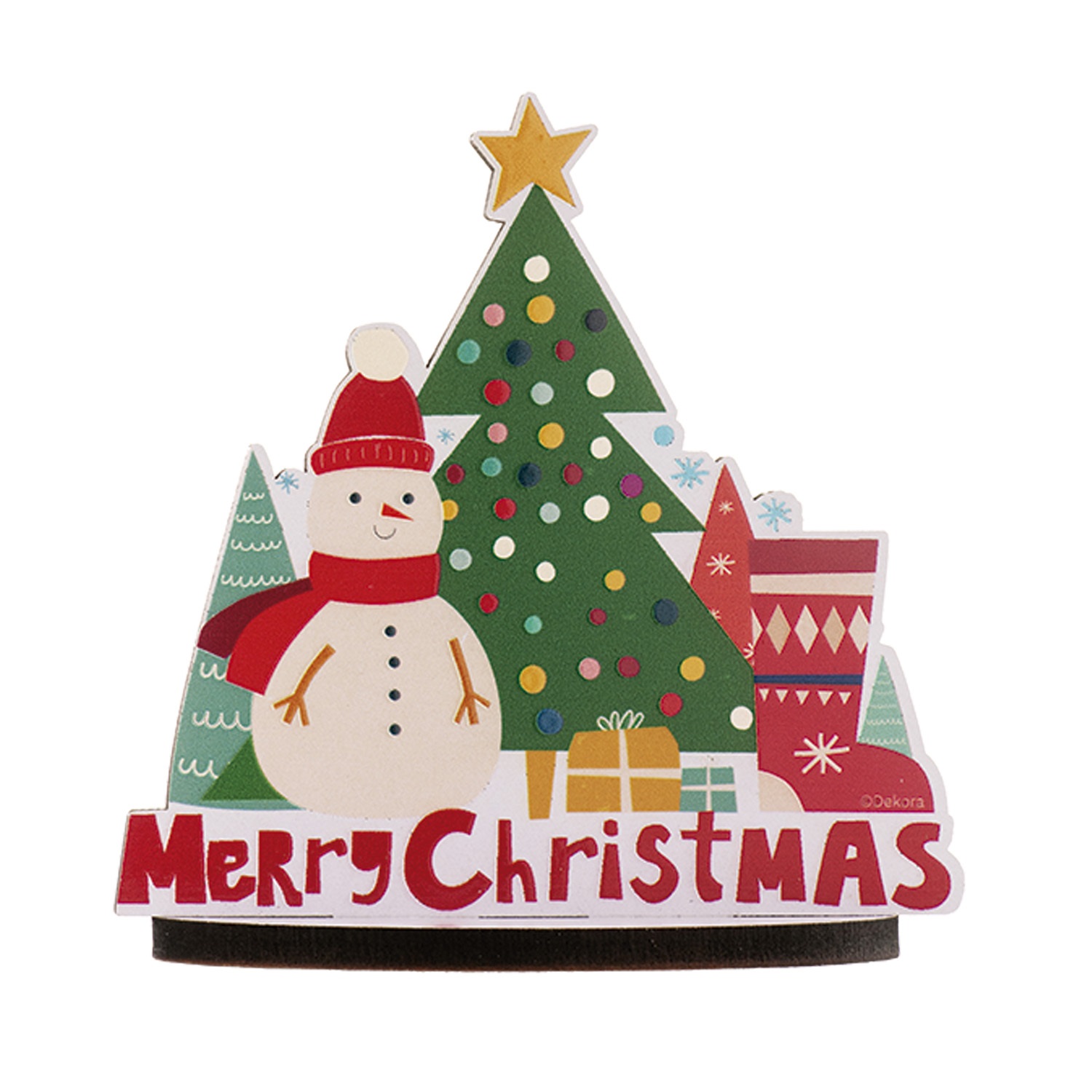 Cake topper merry christmas 11x11 - 7354127