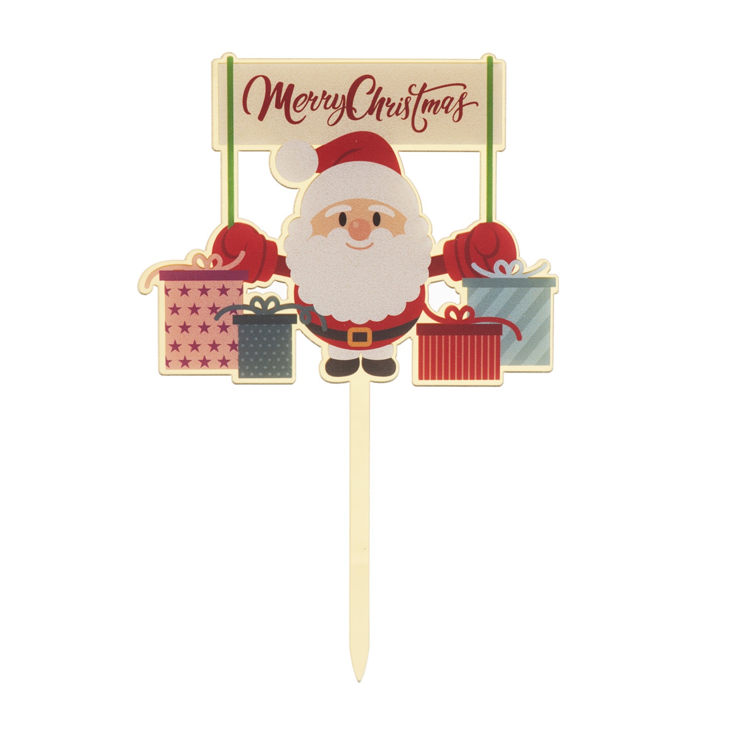 Cake topper papa noel 16x10.5 cm. - 7354135