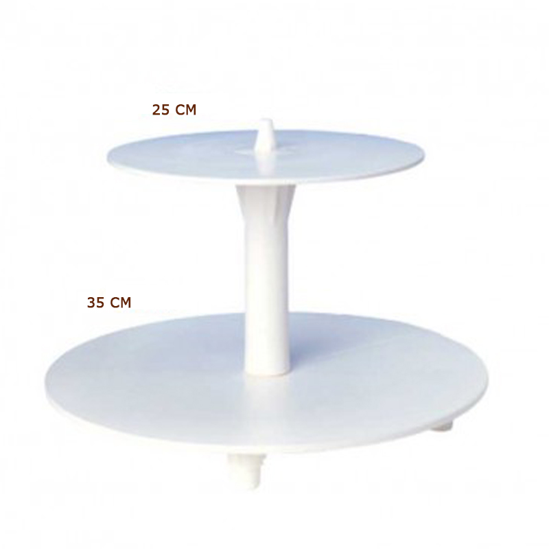 Soporte plastico 2 pisos -341001