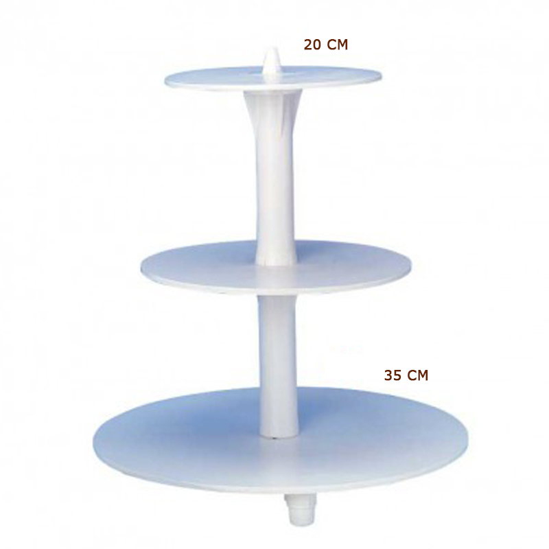Soporte plastico 3 pisos -341002