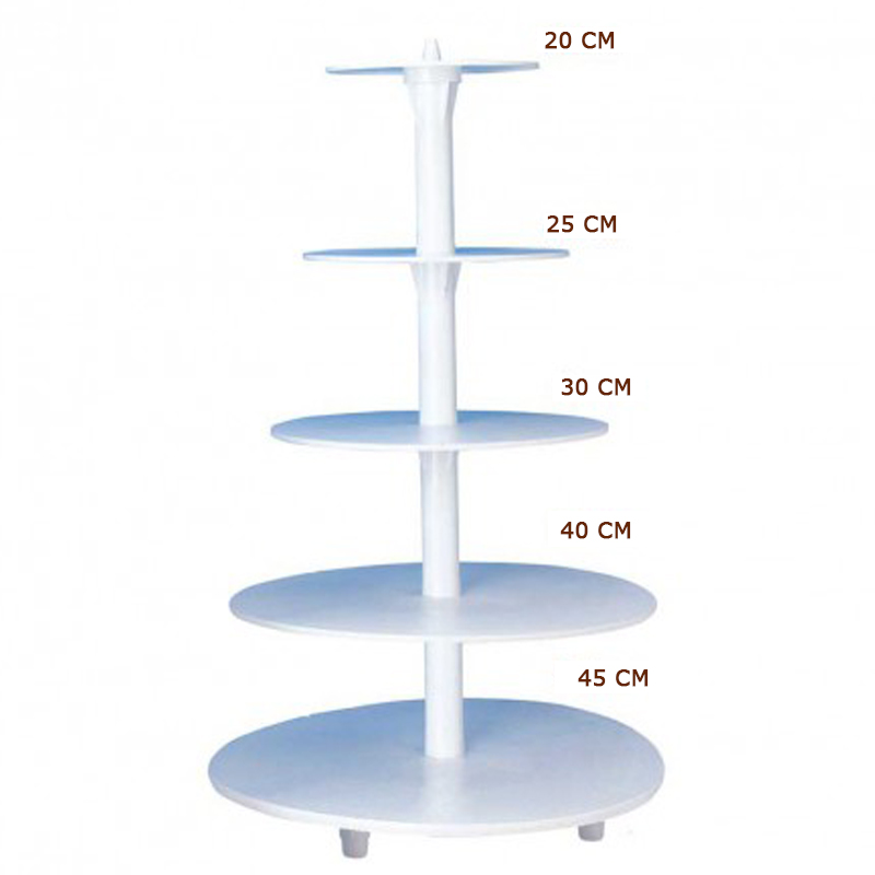 Soporte plastico 5 pisos -341004