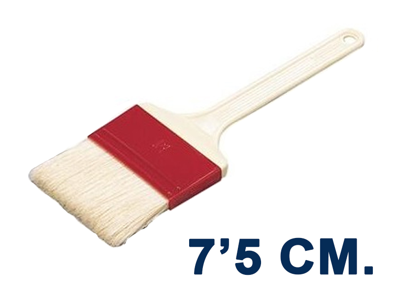 Brocha cerda natural para untar 7,5 cm. -535060
