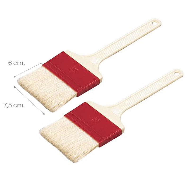 Brocha cerda natural 7,5cm (6 cm. pelo ) -535156