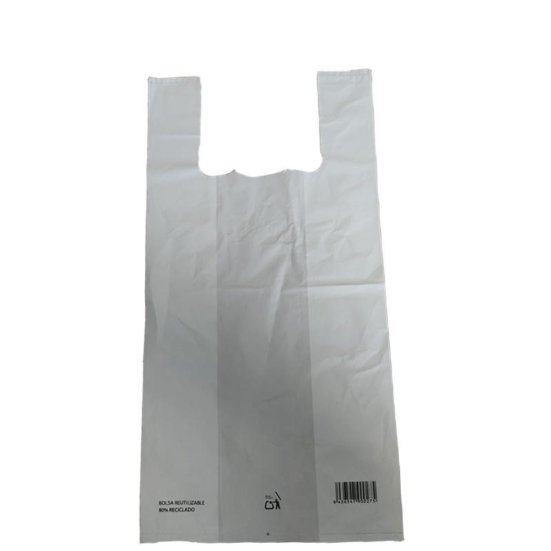 Bolsa plast.30x40 camiseta bca 70%rec. galga200(16 pqte 100)