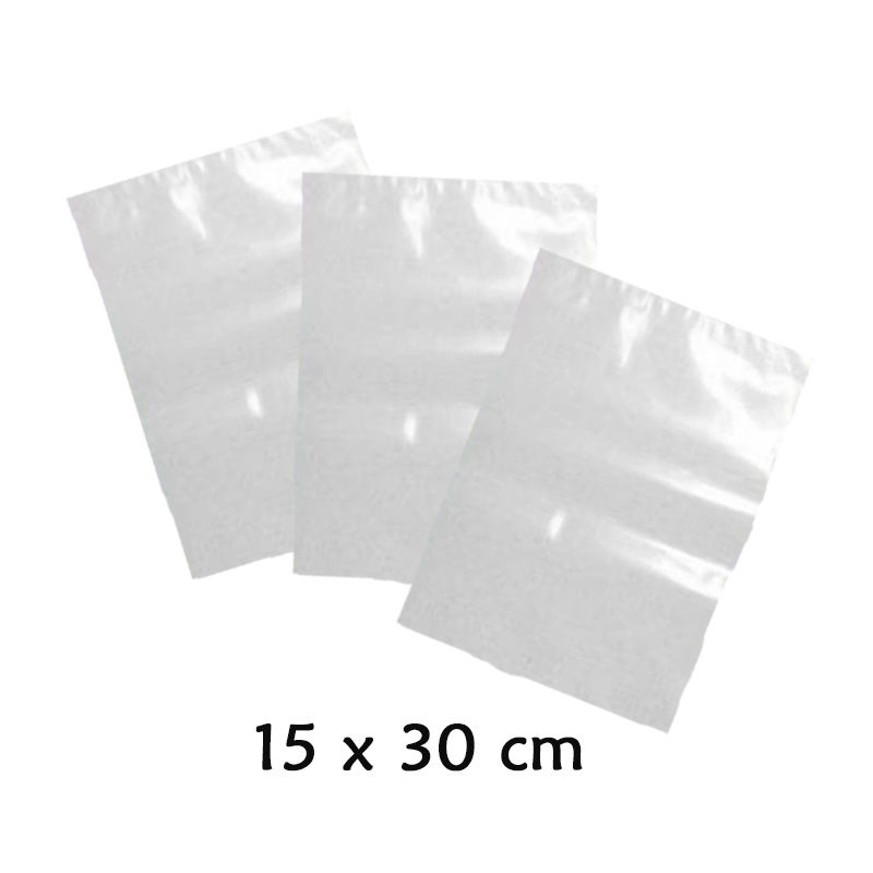 Bolsa plast.15x30 estándar transparentes (s.30 pq.x 1 k.)