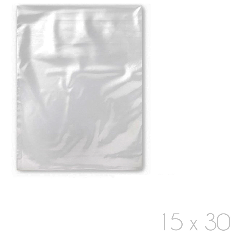 Bolsa plast.15x30 anonima transparentes (s.35 pq.x 0.8 k.)