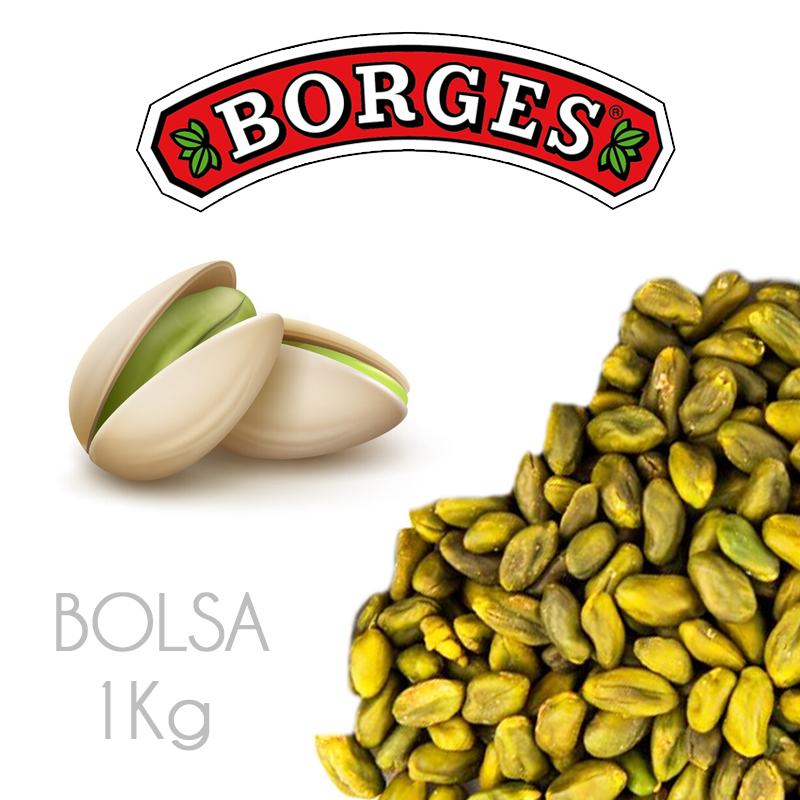 Pistacho borges crudo mondado c. 10 bolsas x 1 kg.)