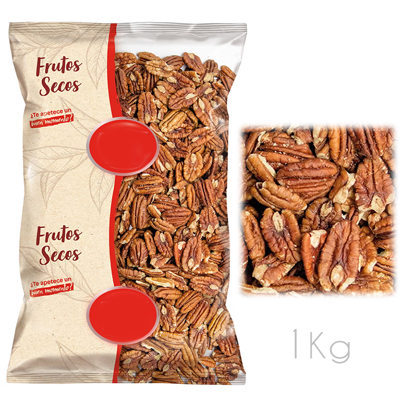 Nueces pecanas (caja 7 kg. bolsa 1 kg.)