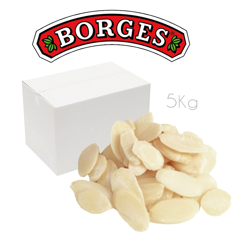 Almendra filetes repelada borges (caja 5 kg.)