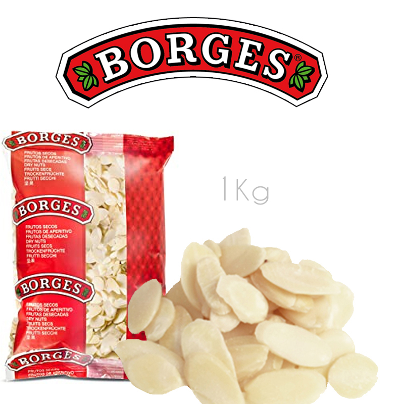 Almendra 1 kg. filete repelada usa borges (c. 10 bolsas 1 kg.)