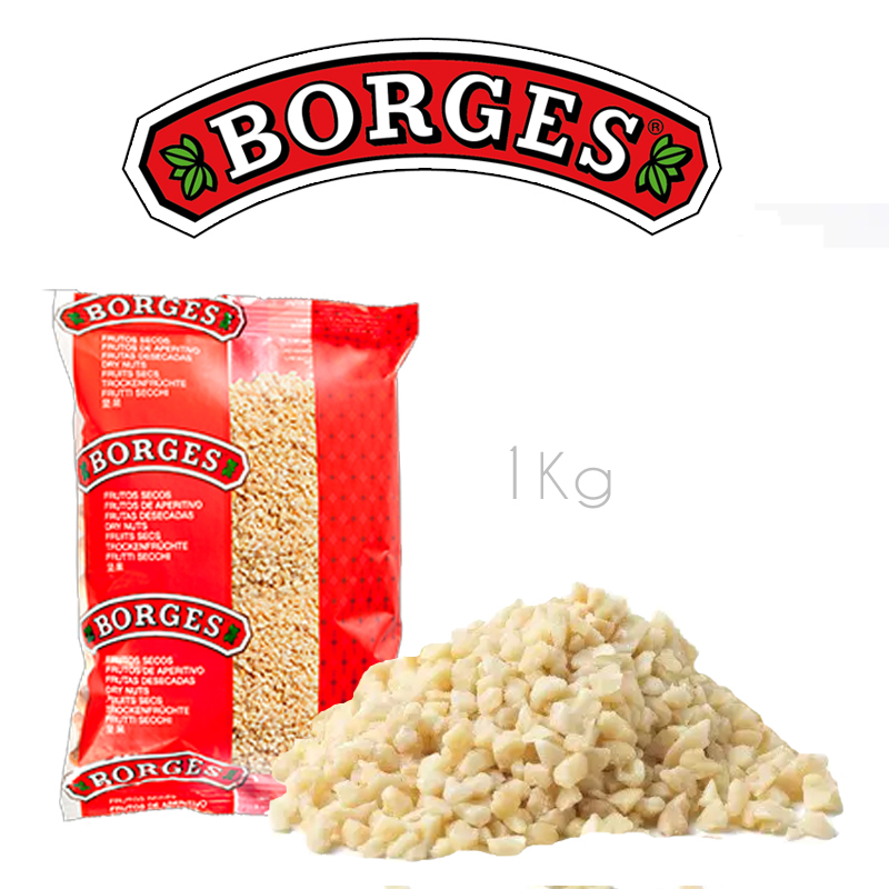 Almendra 1 kg. granito repelada borges usa (caja 10 kg.)