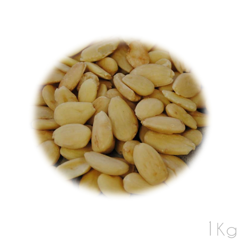 Almendra grano repelada cruda (bolsa 1 kg.)