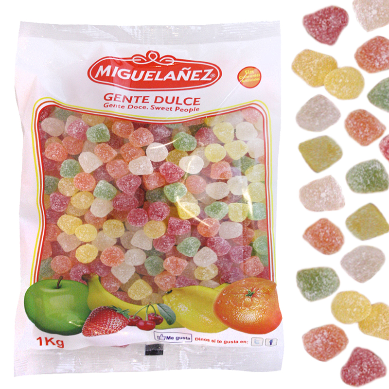 Lagrimas gominola 1.5 cm. bolsa 1 kg - caja 12 bosas - mgz