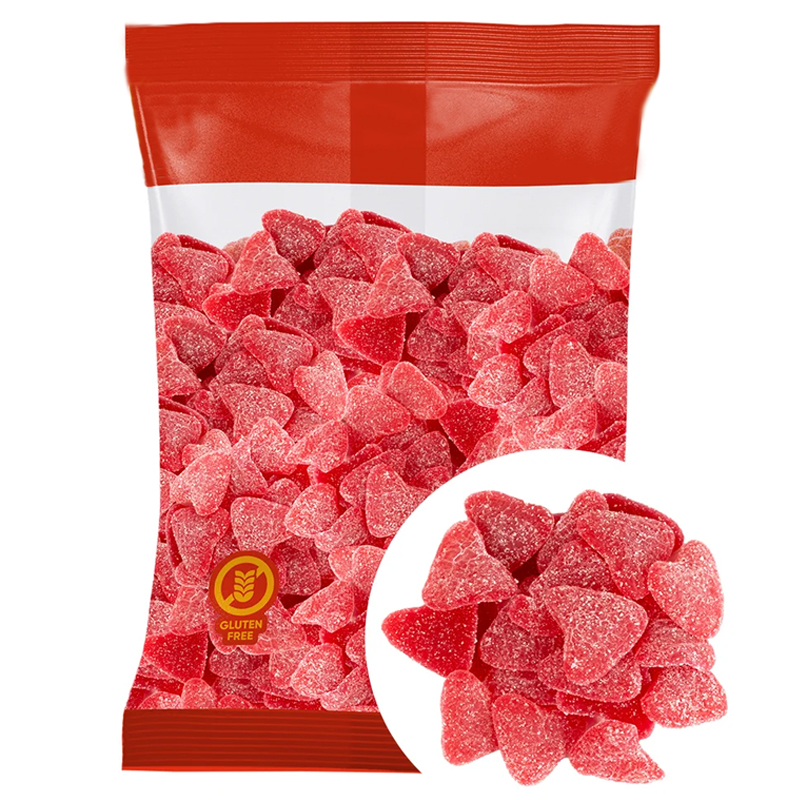Corazones de gelatina fresa bolsa 1 kg -- ref. ar04001