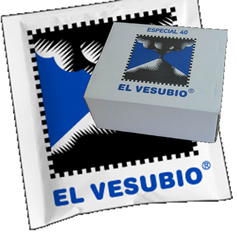 Sodas azules el vesubio.-(caja 40 unid)